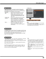 Preview for 43 page of Sanyo PLC WM5500L Owner'S Manual