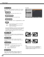 Preview for 50 page of Sanyo PLC WM5500L Owner'S Manual