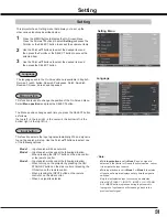 Preview for 51 page of Sanyo PLC WM5500L Owner'S Manual