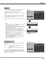 Preview for 53 page of Sanyo PLC WM5500L Owner'S Manual