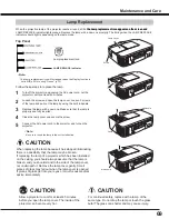 Preview for 69 page of Sanyo PLC WM5500L Owner'S Manual