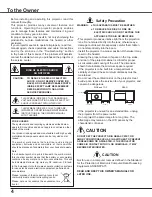 Preview for 4 page of Sanyo PLC-WR251 - True WXGA Projector Owner'S Manual