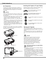 Preview for 6 page of Sanyo PLC-WR251 - True WXGA Projector Owner'S Manual