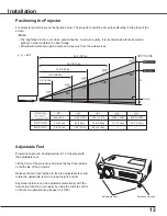 Preview for 13 page of Sanyo PLC-WR251 - True WXGA Projector Owner'S Manual