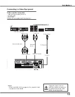 Preview for 15 page of Sanyo PLC-WR251 - True WXGA Projector Owner'S Manual