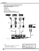 Preview for 16 page of Sanyo PLC-WR251 - True WXGA Projector Owner'S Manual