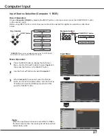 Preview for 27 page of Sanyo PLC-WR251 - True WXGA Projector Owner'S Manual