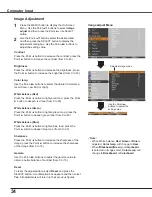 Preview for 34 page of Sanyo PLC-WR251 - True WXGA Projector Owner'S Manual