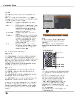 Preview for 36 page of Sanyo PLC-WR251 - True WXGA Projector Owner'S Manual