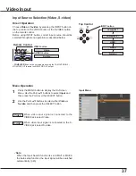 Preview for 37 page of Sanyo PLC-WR251 - True WXGA Projector Owner'S Manual