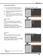 Preview for 39 page of Sanyo PLC-WR251 - True WXGA Projector Owner'S Manual