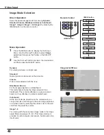 Preview for 40 page of Sanyo PLC-WR251 - True WXGA Projector Owner'S Manual