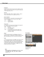 Preview for 42 page of Sanyo PLC-WR251 - True WXGA Projector Owner'S Manual