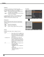 Preview for 46 page of Sanyo PLC-WR251 - True WXGA Projector Owner'S Manual