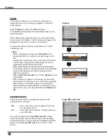 Preview for 48 page of Sanyo PLC-WR251 - True WXGA Projector Owner'S Manual