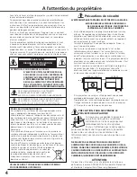 Preview for 4 page of Sanyo PLC-WTC500AL (French) Mode D'Emploi