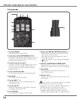 Preview for 14 page of Sanyo PLC-WTC500AL (French) Mode D'Emploi