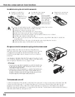 Preview for 16 page of Sanyo PLC-WTC500AL (French) Mode D'Emploi