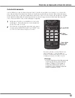 Предварительный просмотр 17 страницы Sanyo PLC-WTC500AL (French) Mode D'Emploi