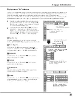 Предварительный просмотр 39 страницы Sanyo PLC-WTC500AL (French) Mode D'Emploi