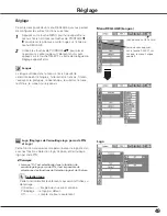 Preview for 49 page of Sanyo PLC-WTC500AL (French) Mode D'Emploi