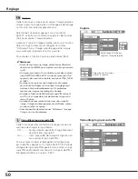 Preview for 50 page of Sanyo PLC-WTC500AL (French) Mode D'Emploi