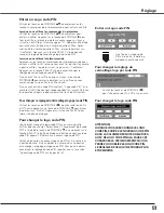 Preview for 51 page of Sanyo PLC-WTC500AL (French) Mode D'Emploi