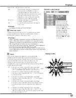 Preview for 57 page of Sanyo PLC-WTC500AL (French) Mode D'Emploi