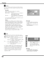 Preview for 58 page of Sanyo PLC-WTC500AL (French) Mode D'Emploi