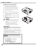 Preview for 64 page of Sanyo PLC-WTC500AL (French) Mode D'Emploi