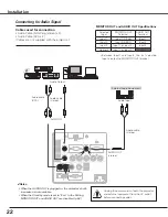 Preview for 22 page of Sanyo PLC WTC500AL Owner'S Manual