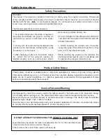 Preview for 3 page of Sanyo PLC-WTC500AL Service Manual