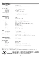 Preview for 4 page of Sanyo PLC-WTC500AL Service Manual