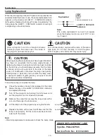 Preview for 12 page of Sanyo PLC-WTC500AL Service Manual