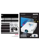 Sanyo PLC-WTC500L Brochure preview