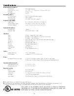 Preview for 4 page of Sanyo PLC-WTC500L Service Manual