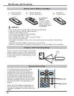 Preview for 12 page of Sanyo plc-wu3001 Owner'S Manual