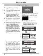 Preview for 18 page of Sanyo plc-wu3001 Owner'S Manual