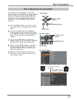 Preview for 21 page of Sanyo plc-wu3001 Owner'S Manual