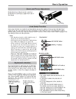 Preview for 23 page of Sanyo plc-wu3001 Owner'S Manual