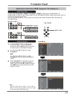 Preview for 27 page of Sanyo plc-wu3001 Owner'S Manual