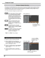 Preview for 28 page of Sanyo plc-wu3001 Owner'S Manual