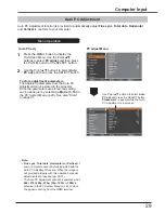 Preview for 29 page of Sanyo plc-wu3001 Owner'S Manual