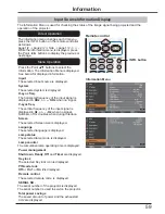 Preview for 59 page of Sanyo plc-wu3001 Owner'S Manual