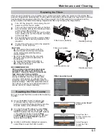 Preview for 61 page of Sanyo plc-wu3001 Owner'S Manual