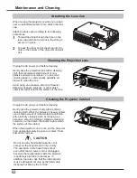 Preview for 62 page of Sanyo plc-wu3001 Owner'S Manual