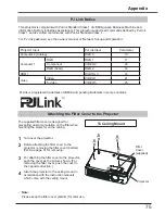 Preview for 75 page of Sanyo plc-wu3001 Owner'S Manual