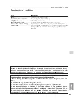 Preview for 115 page of Sanyo plc-wu3001 Owner'S Manual