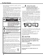 Preview for 5 page of Sanyo PLC-WU3800 Owner'S Manual