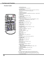 Preview for 13 page of Sanyo PLC-WU3800 Owner'S Manual